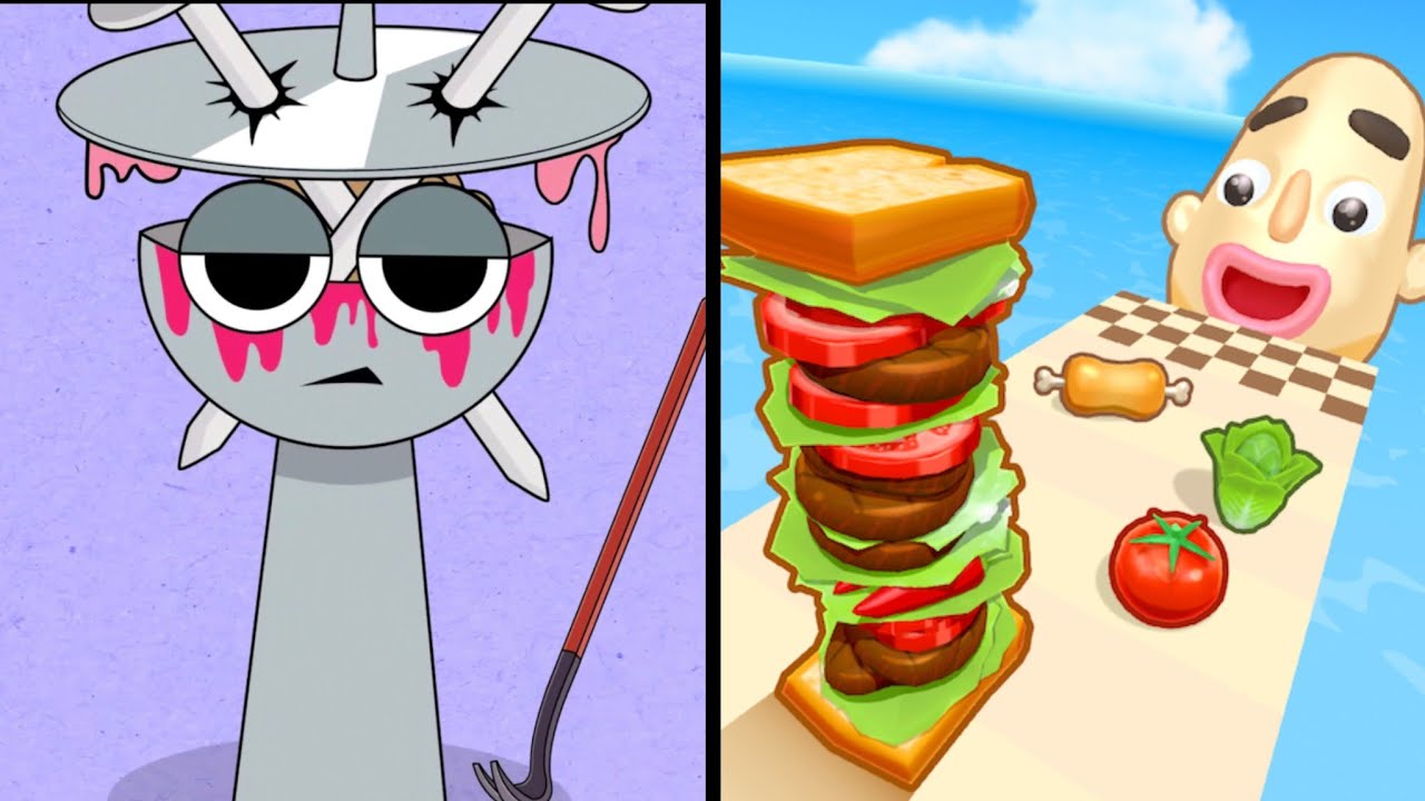 Spranky Transformer Vs Sandwich Runner 🥪😈👽🍔 Max All Levels Android iOS Gameplay Ep 1172