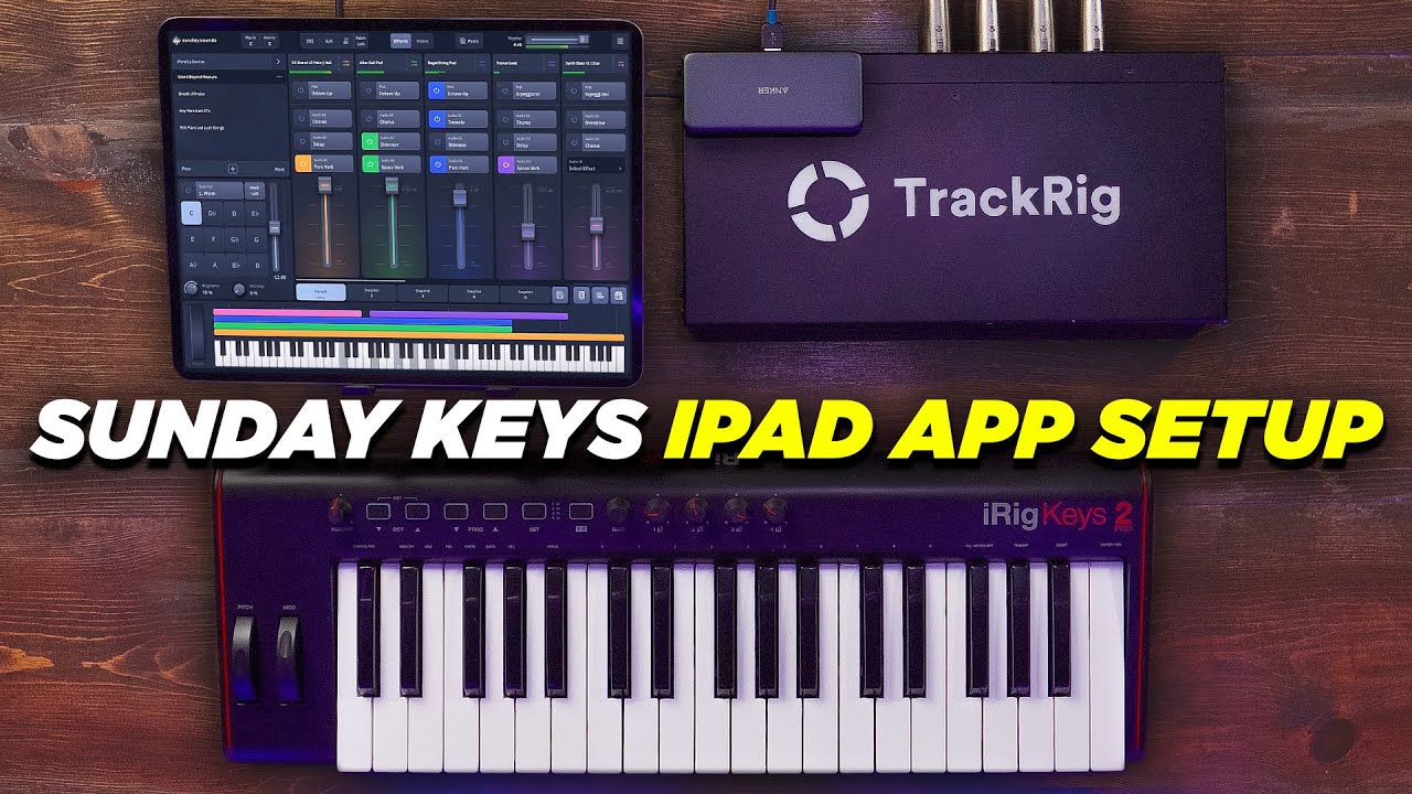 Полное руководство по настройке устройства Worship Keys для iPad — приложение Sunday Keys