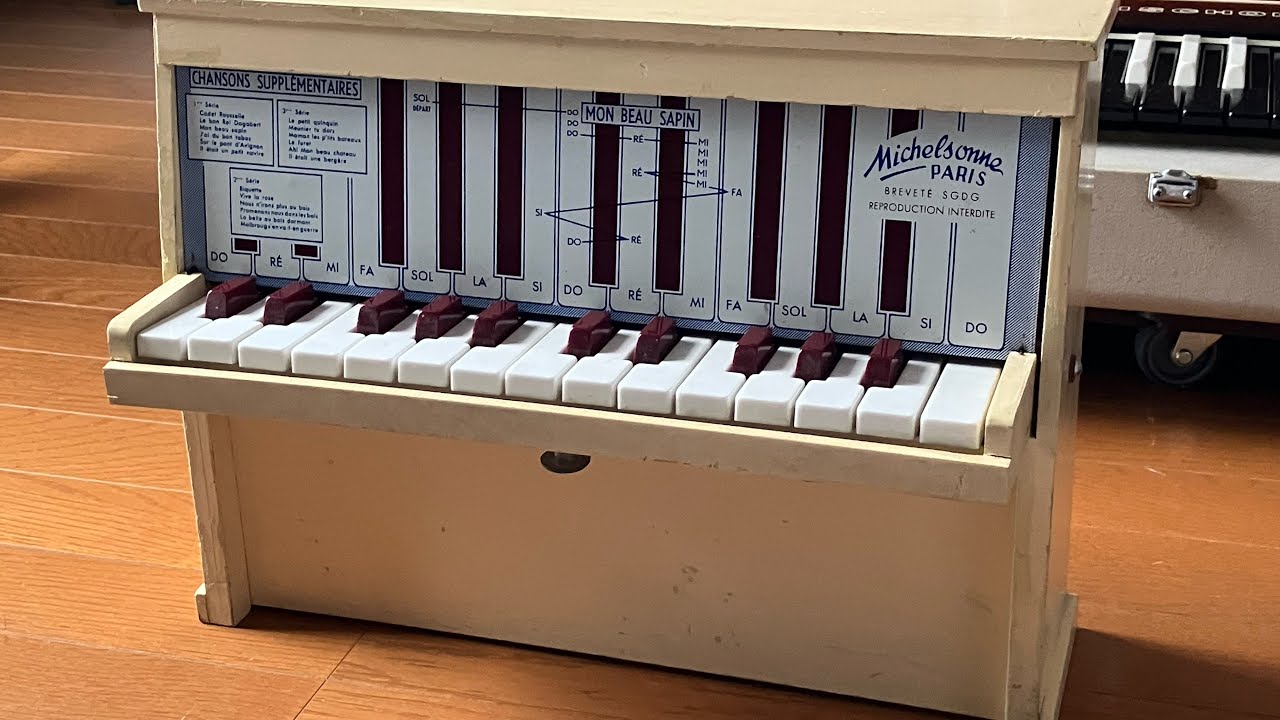 Michelsonne PARIS 25 Keys Toy Piano(tp046) test［organ69］