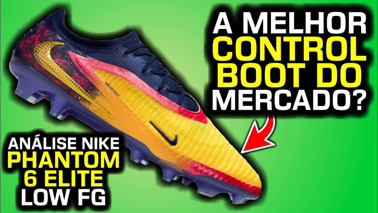 A tecnologia de GRIP mais EFICIENTE? - Análise chuteira campo Nike Phantom 6 Elite FG Haaland