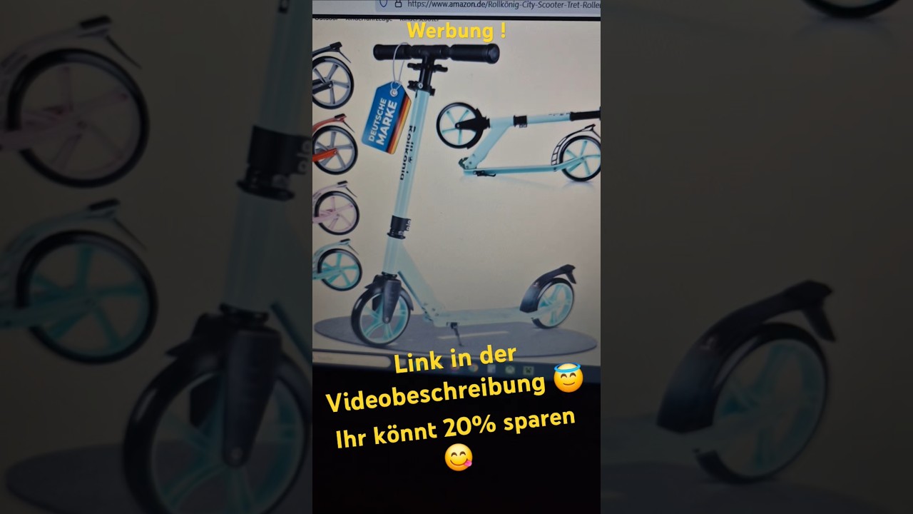 Rollk&ouml;nig City Scooter Faltbar ab 5 J bis 100kg #g&uuml;nstig #Amazon #Angebote #sparen #City #scooter