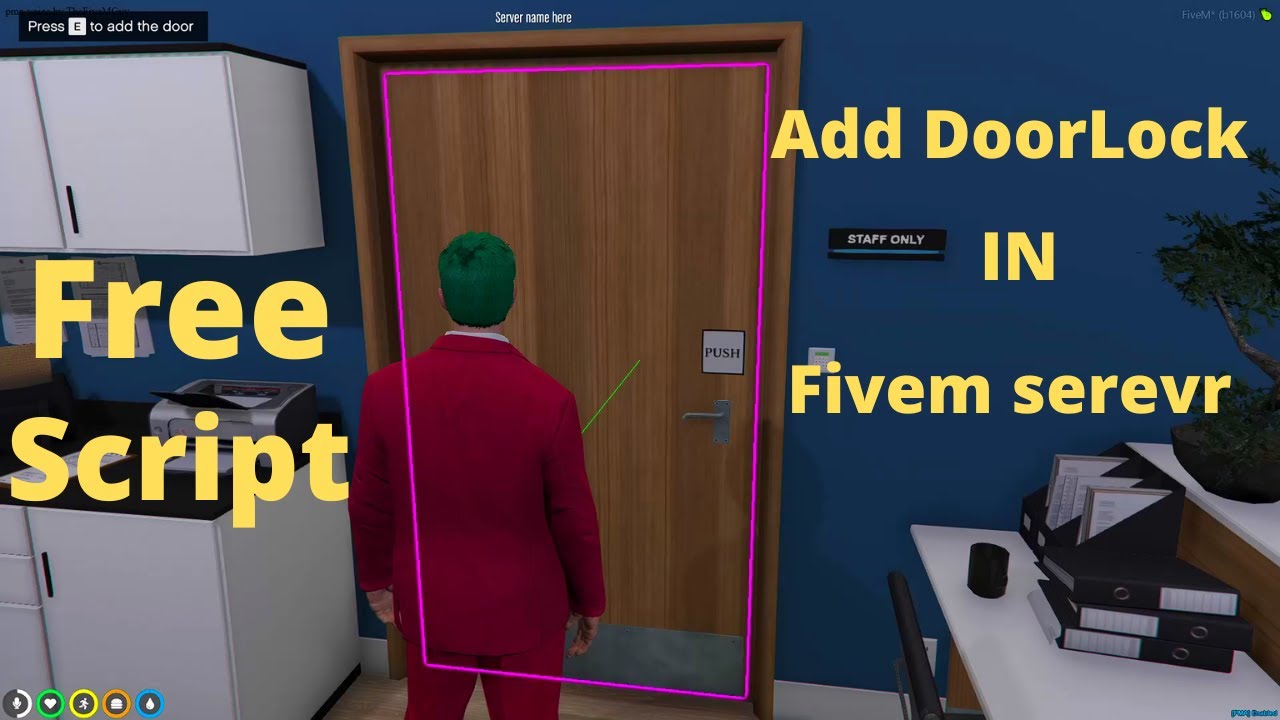 How to add Door lock script in Fivem server Free  -   How to add door lock in fivem server