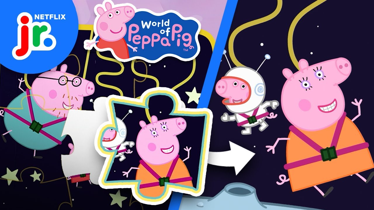 Peppa's Puzzle Games & More! +15 Minutes Gameplay Compilation | World of Peppa Pig | Netflix Jr