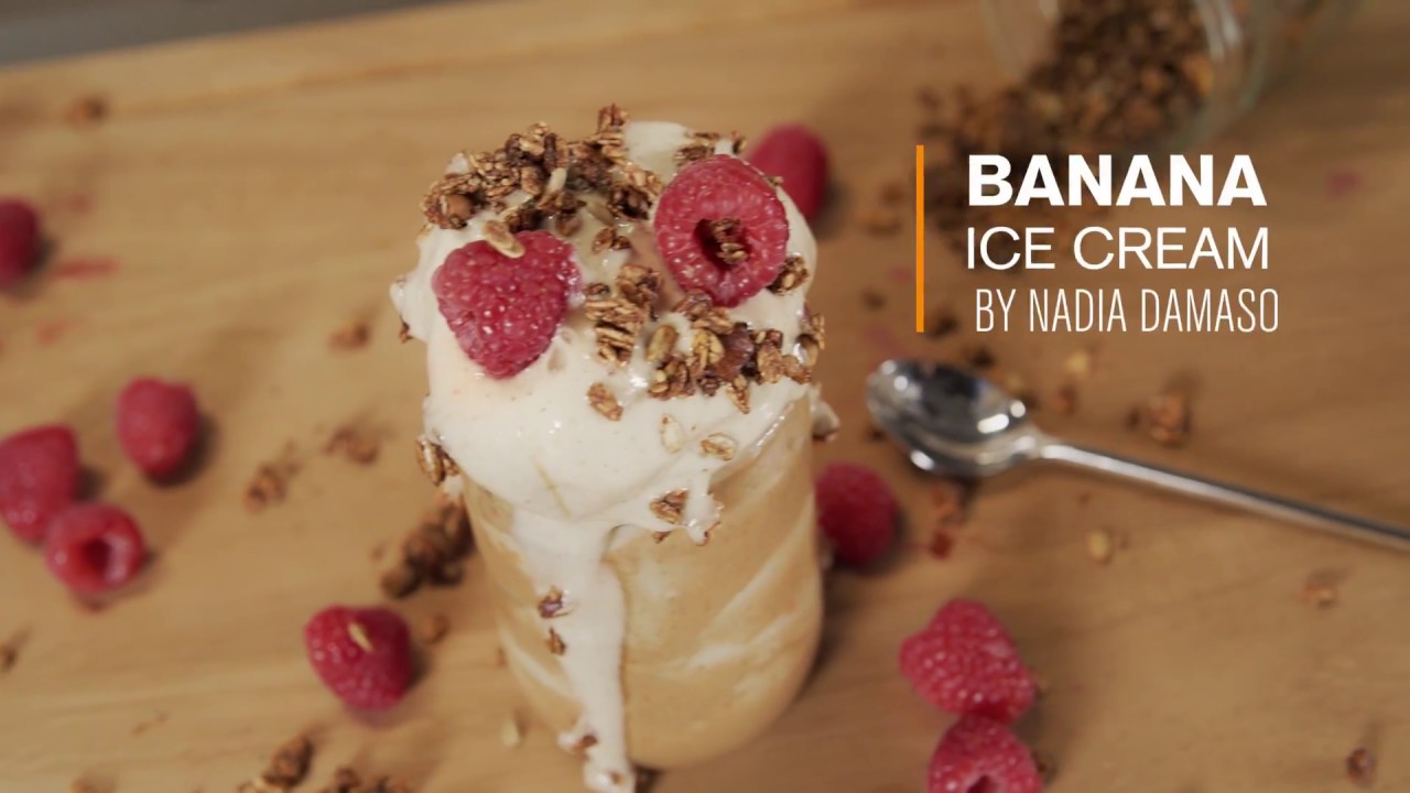 Nadia Damaso’s perfect banana ice cream with the Novis ProBlender