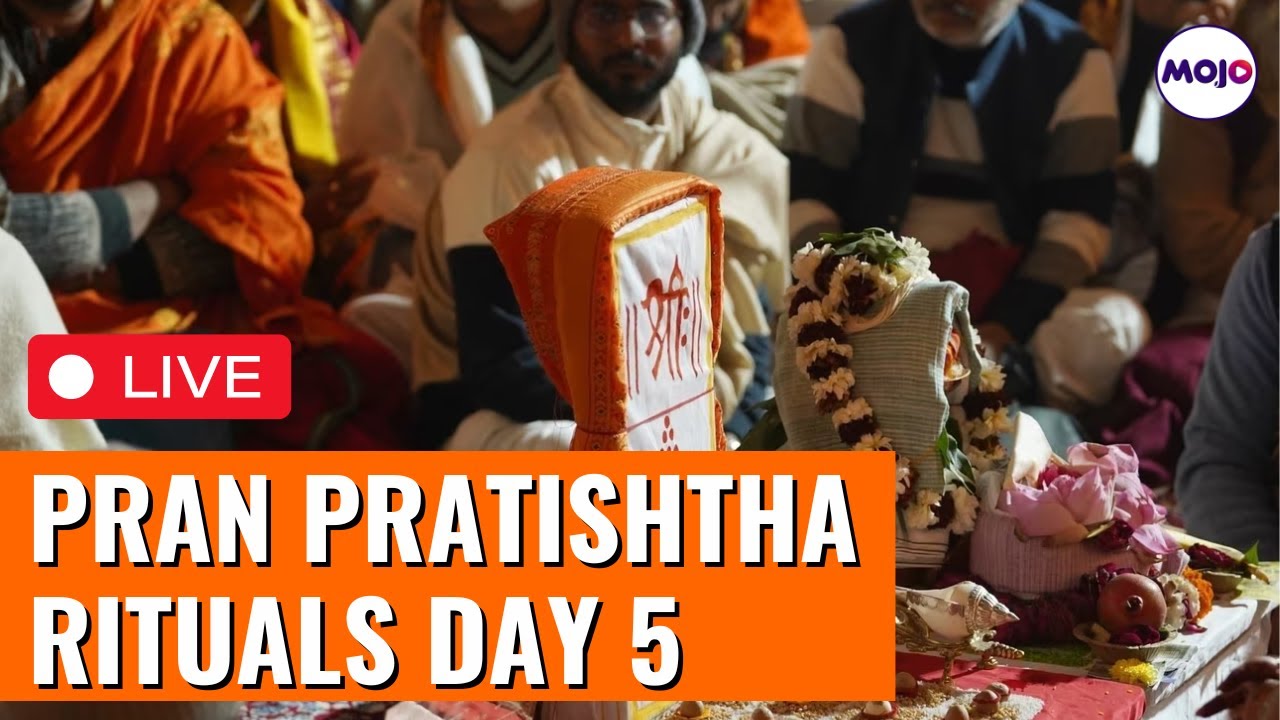 Ram Mandir LIVE I Day 5 Rituals Of Pran Pratishtha Mahotsav I Ram Lalla I Ayodhya