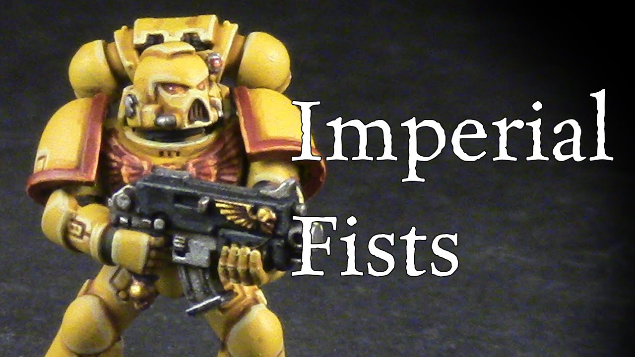 How to paint Imperial Fists Space Marines
