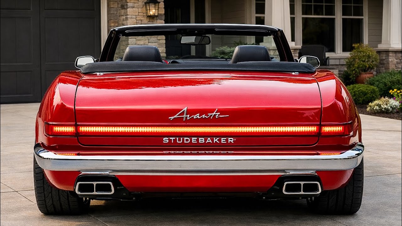 Studebaker Avanti Convertible 2027 – Легендарная икона возвращается! (Полный дизайн, характеристи...