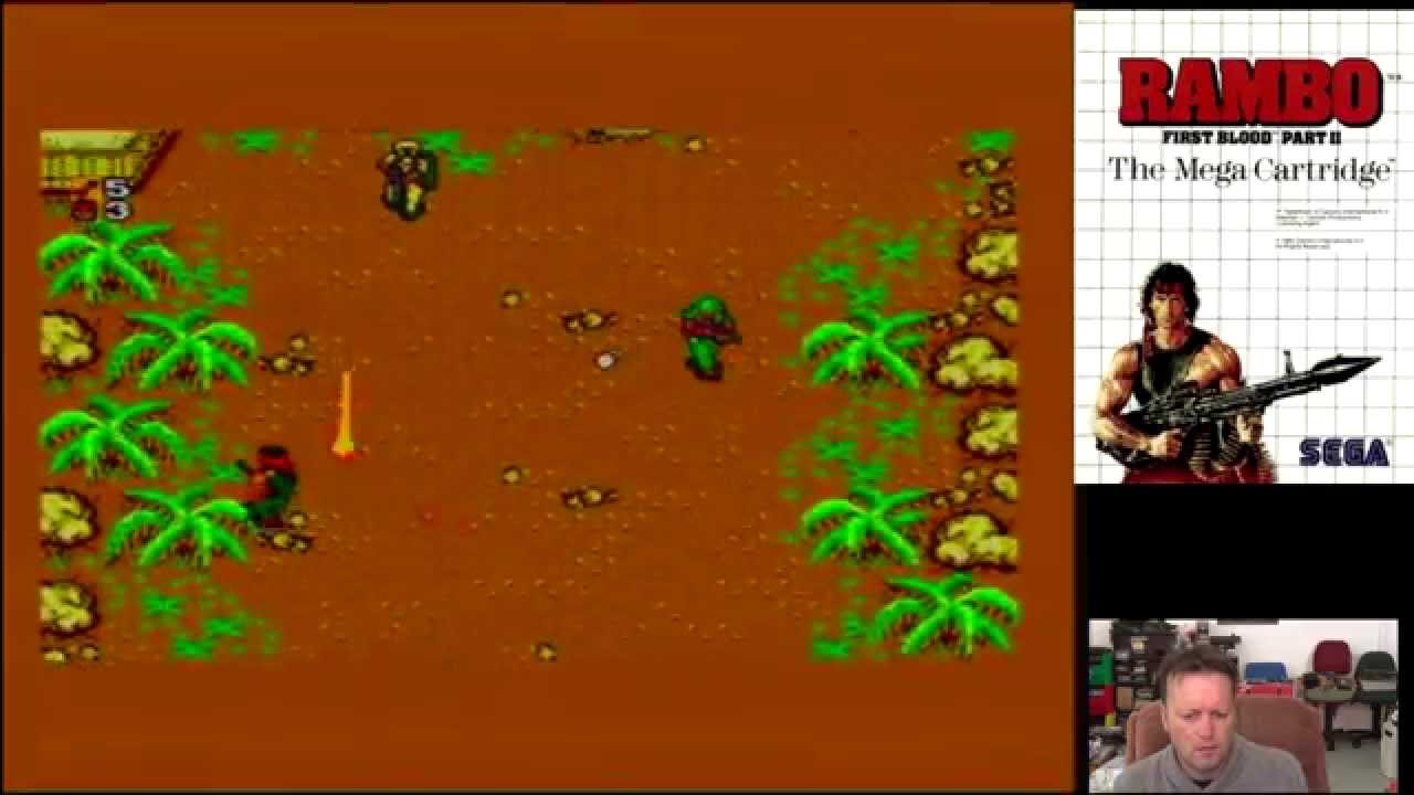 Retro Console Game (Rambo First Blood Part II - Sega Master System) Pickup & Play 26th April 2015