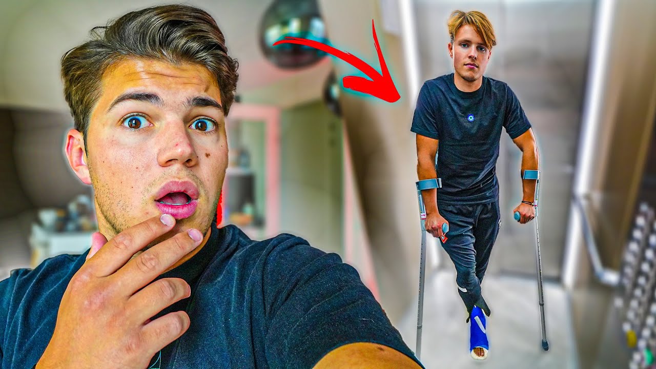 RUBEN HEEFT ZIJN VOET GEBROKEN DOOR DIT... 😳