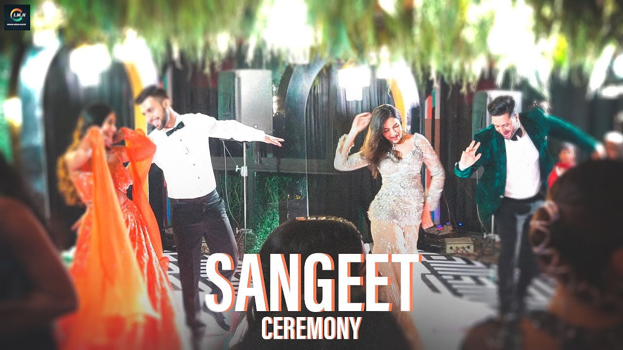 Aly jasmine vs Krishna Chirag sangeet at Krishna Mukherjee wedding Indian media house | #IMH