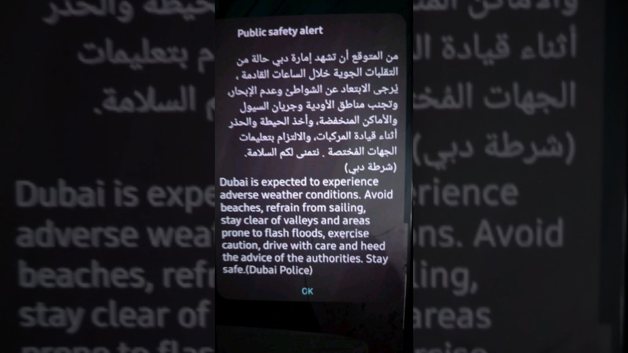 ⚠️ PUBLIC SAFETY ALERT (DUBAI POLICE) EVERYONE PLEASE STAY SAFE!!🚨