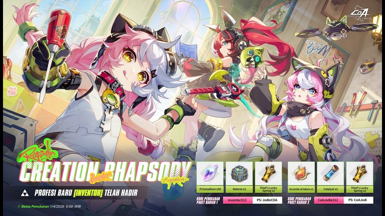 RHAPSODIA EMPIRICA RILIS! PET BARU PANDA! JEMPUT INSIGNIA JUGA! #CoA #CrystalofAtlan