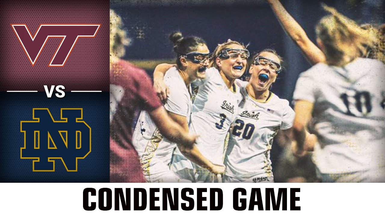 Virginia Tech vs. Notre Dame Condensed Game | 2023 ACC Women's Lacrosse
