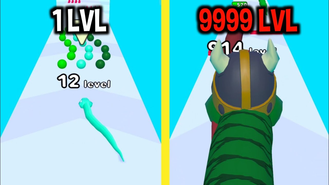 MAX LEVEL in Colorful Snake Game