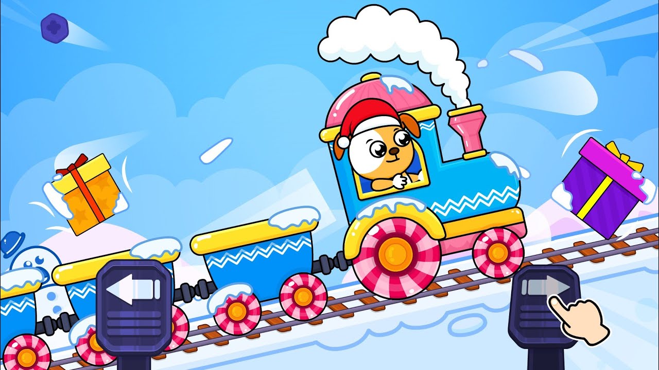 Games about trains for children and toddlers. Take trains and build station Train For Kids Games 