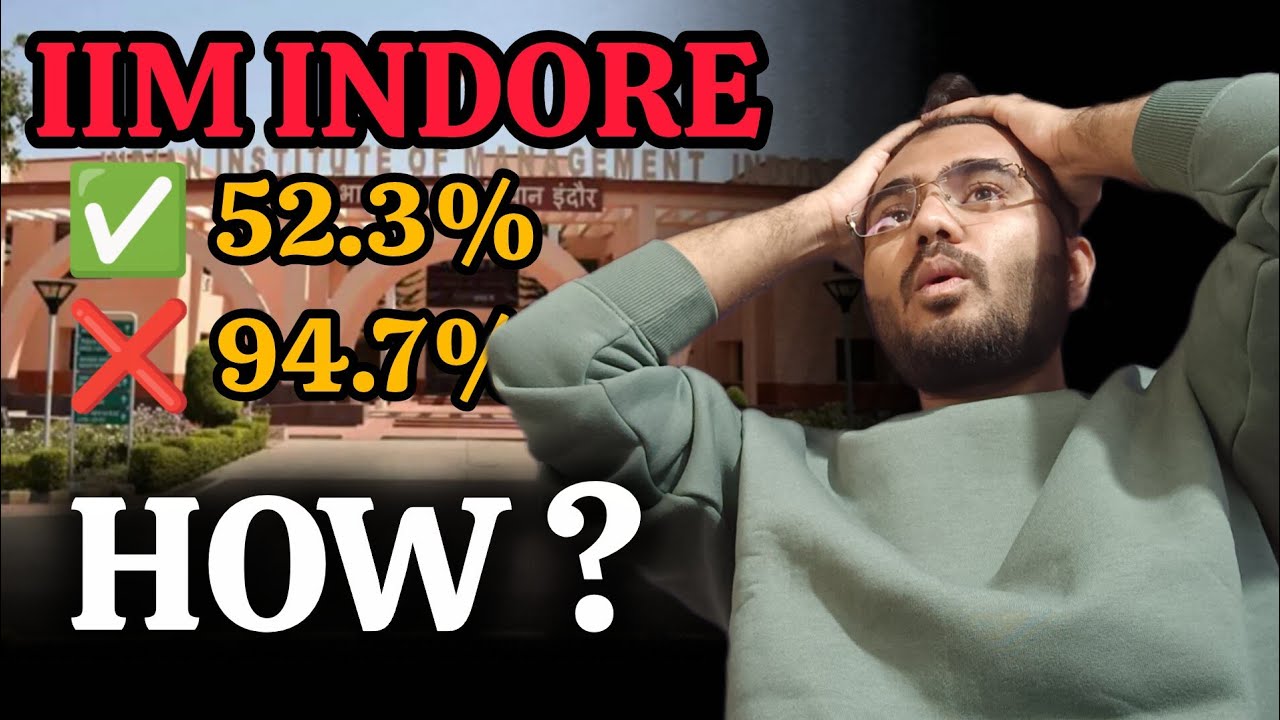 🎓 IIM Indore Admission Criteria! Category wise Cutoffs?