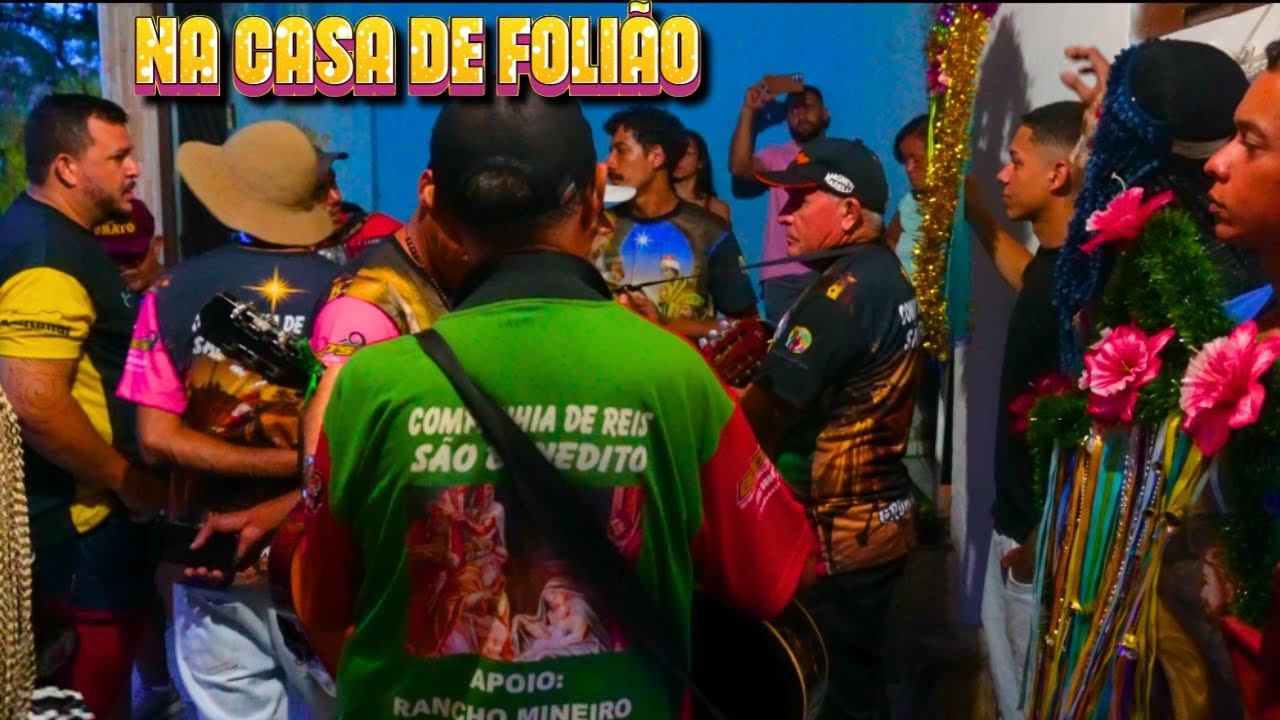 FOLIA DE REIS SÃO BENEDITO 2026 VARGINHA MG *Cantando Na Casa De Folião*