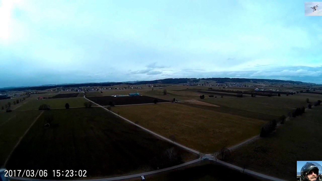 chroma mit APEMAN Sports Action Camera auf GB 203 Gimbal