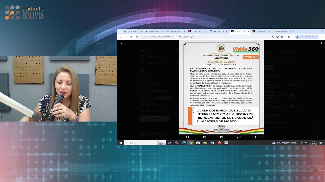 #EnfoquePaís con la información del momento con Priscilla Quiroga.