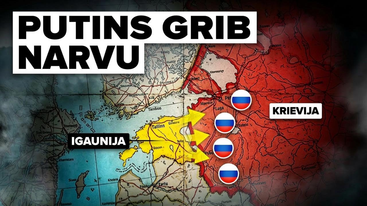 Igaunija gatavo Narvu iespējamam Krievijas iebrukumam