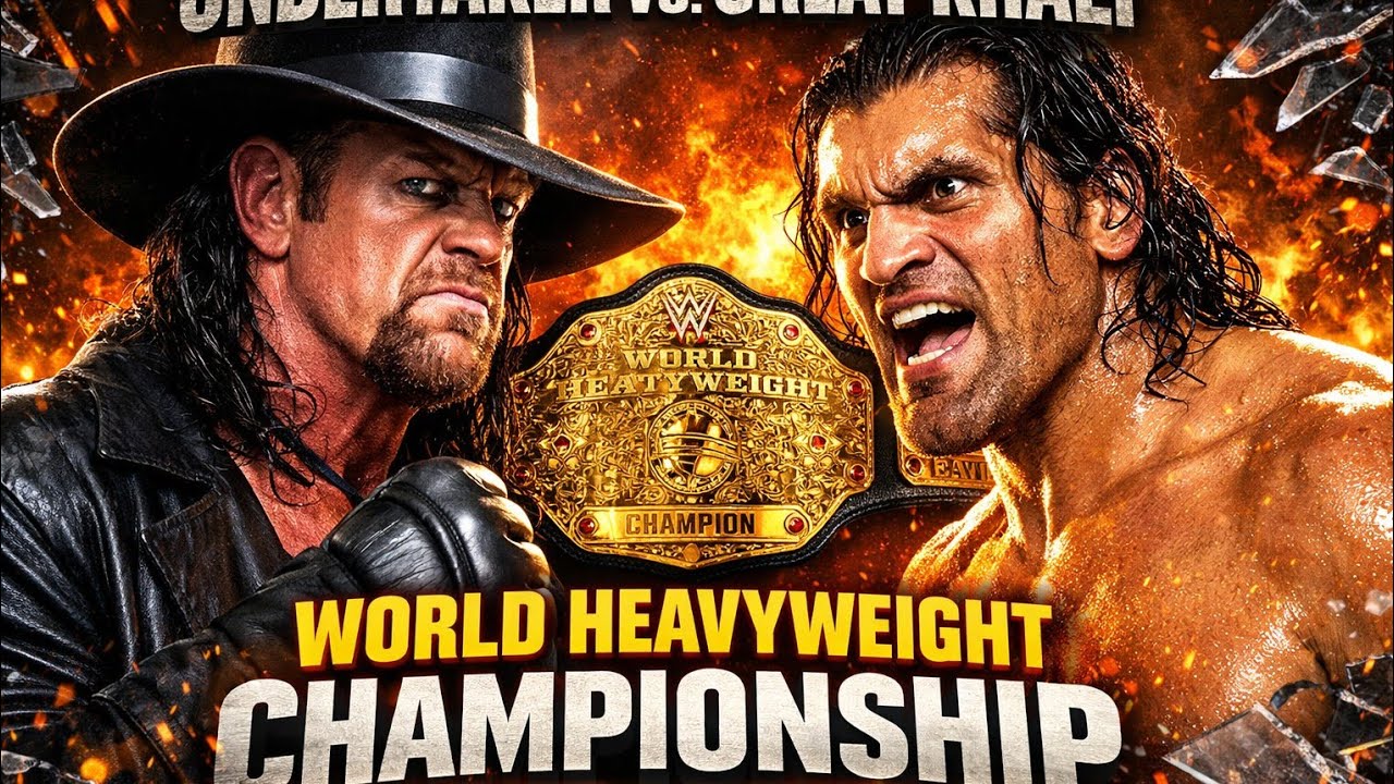 WWE 2K25 UNDERTAKER VS THE GREAT KHALI