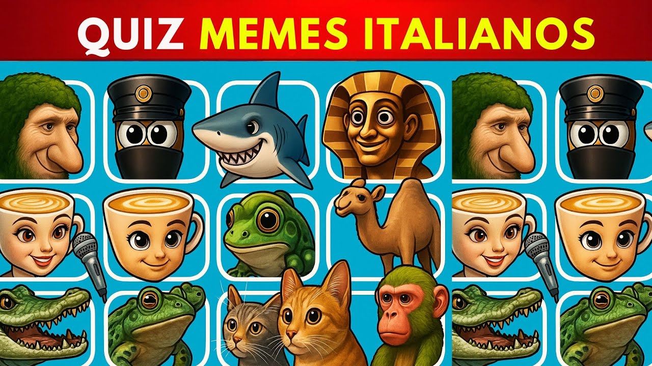 🦈👟 66 PERGUNTAS DE MEMES ITALIANOS - BRAINROTS 🍊 #quiz #brainrot