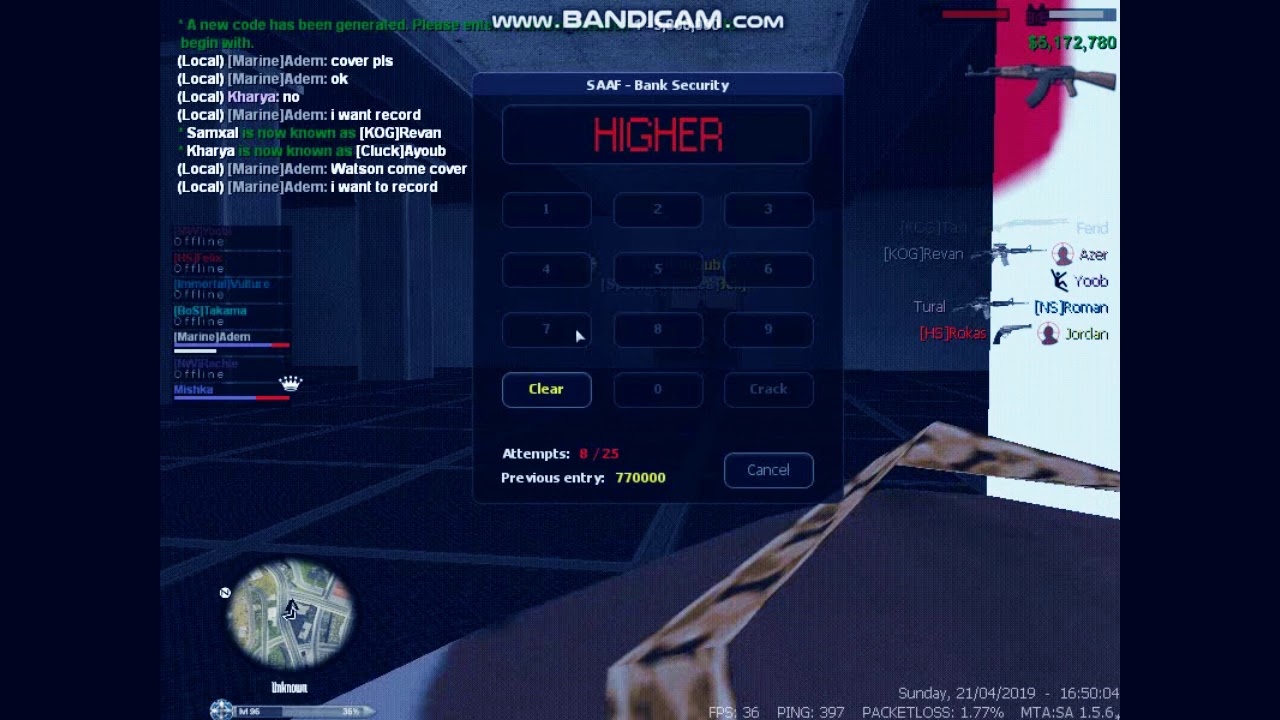 MTA | SAAF: #Bank Robbery by [Marine]Adem