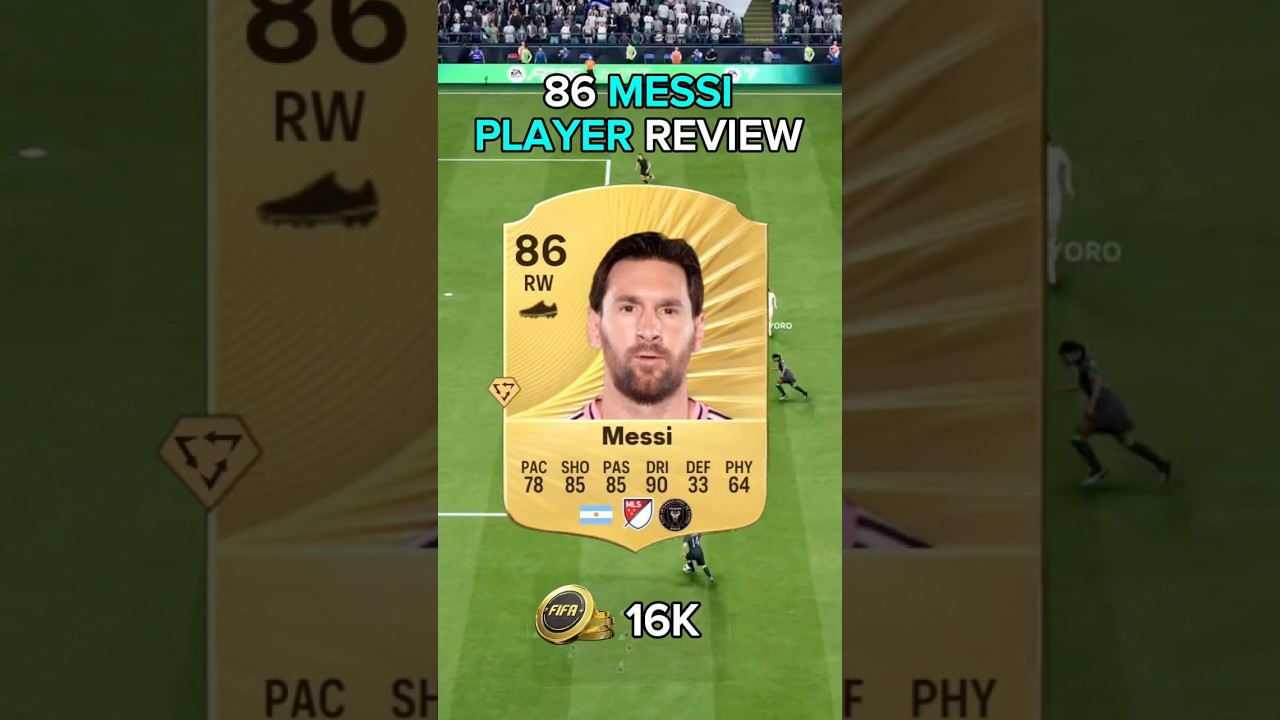 86 gold MESSI player review ea fc 26 #shorts #short #eafc26 #fc26