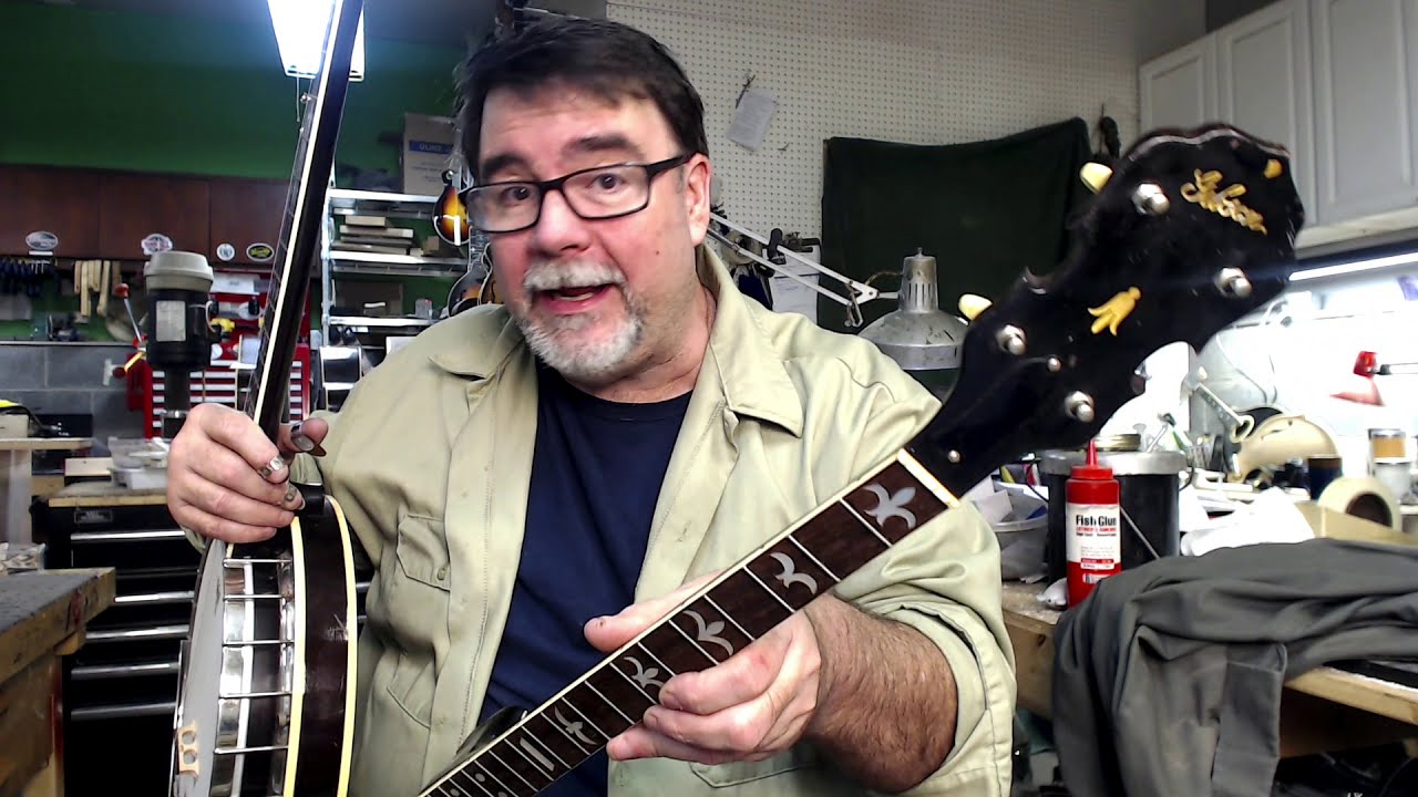 TB 1 Gibson Pre War Conversion Banjo with Honduran mahogany, Brazilian rosewood fingerboard.