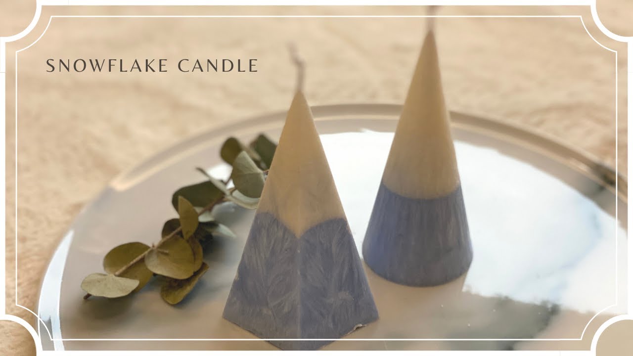 Snowflake candle// 雪花冰山蠟燭