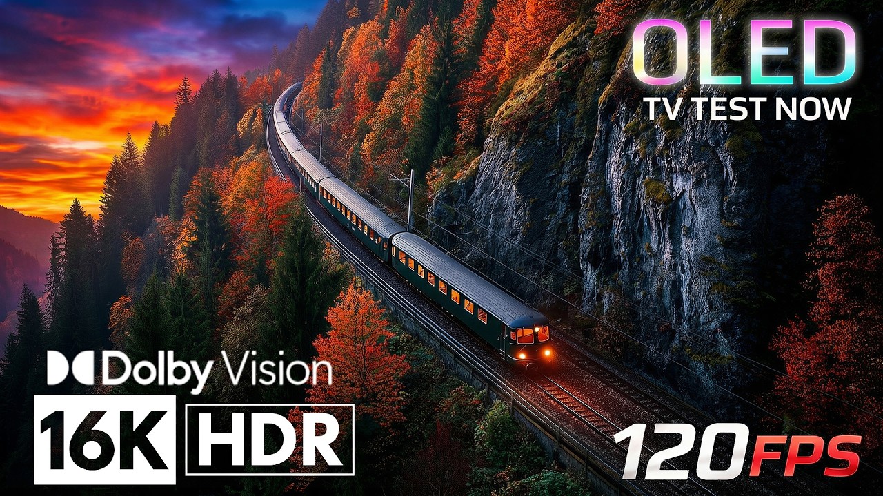 MOST COLORFUL SCENES in 16K Dolby Vision&trade; HDR 120FPS (4K/8K TV)