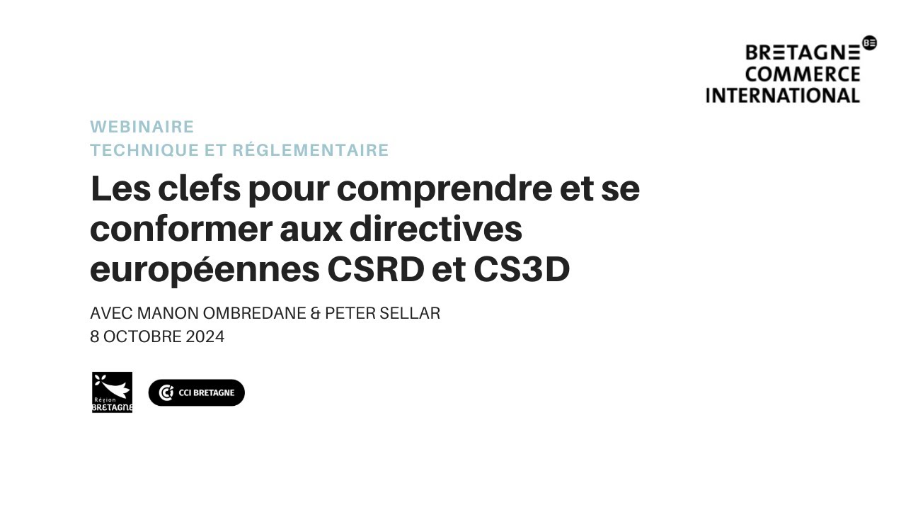 Les clefs pour comprendre et se conformer aux directives européennes CSRD et CS3D