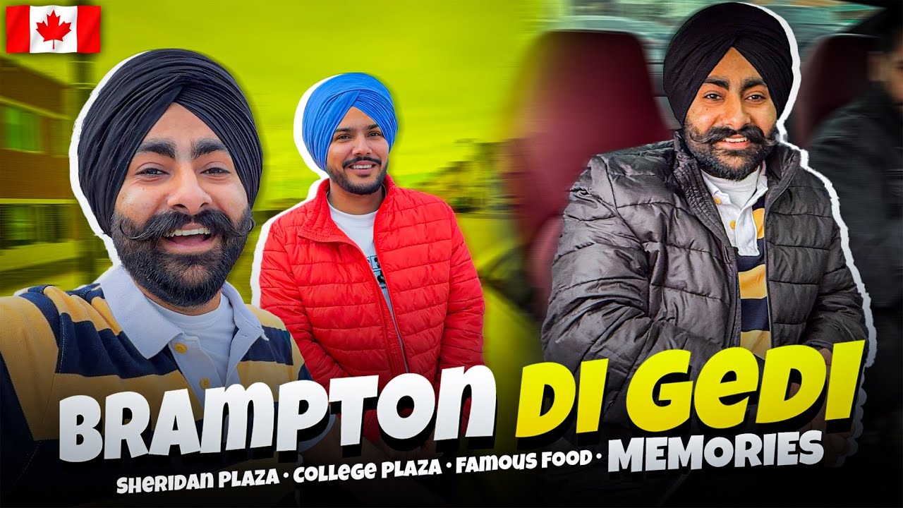 Brampton di GEDHI w/@BIRRAMGARHIA 🇨🇦 🚗 Sheridon Plaza - College Plaza - Famous Food in Brampton 😍