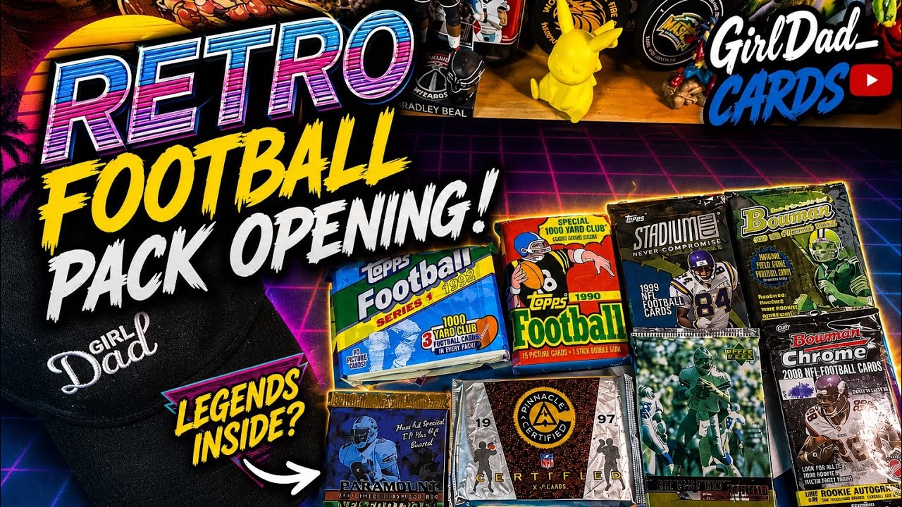 Throwback 1990s-2000s Random Pack Opening (1:34 Packs Insert 🏈)