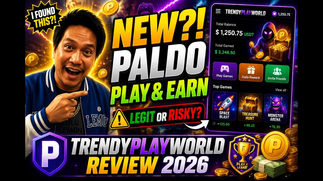 NEW?! P2E TRENDYPLAYWORLD 🔥 PLAY TO EARN PLATFORM REVIEW 2026 (LEGIT OR RISKY?)