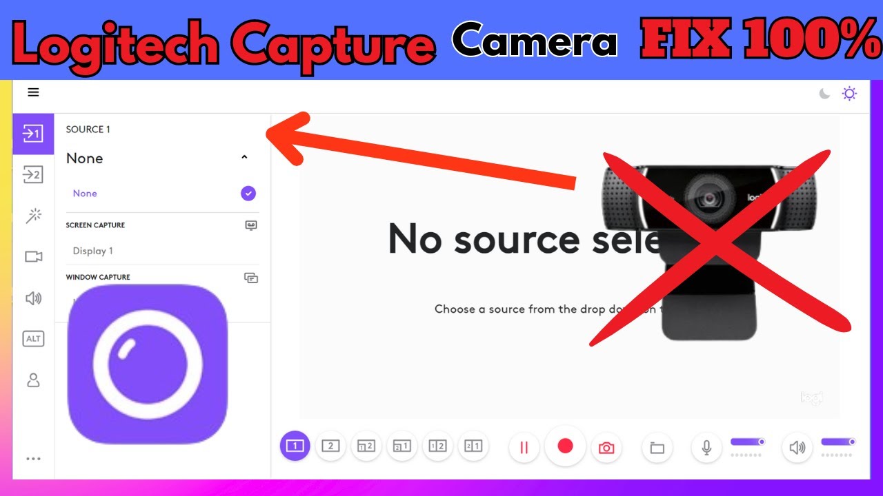 Logitech Capture Not Detecting Camera Source?? FIX!! | 2025|