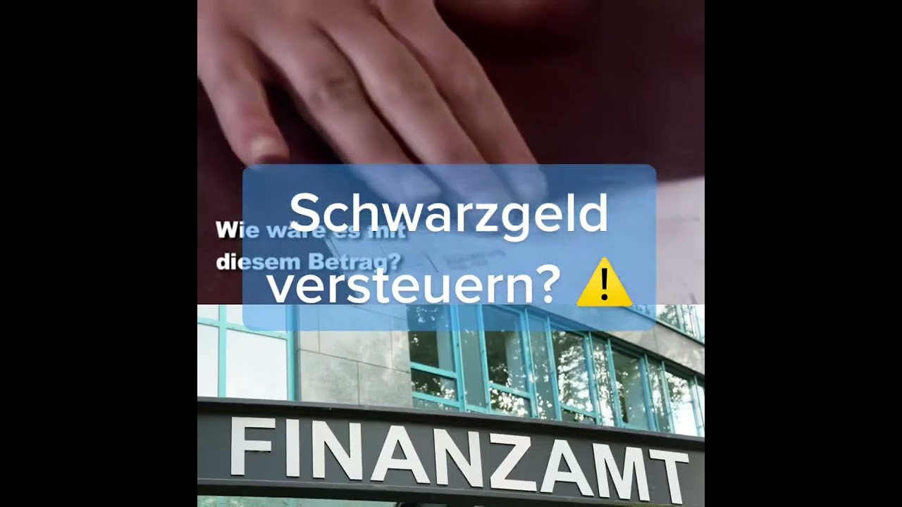 Schwarzgeld versteuern? #geld #viral #finanzamt #deutschland #trending #trendingshorts #trend