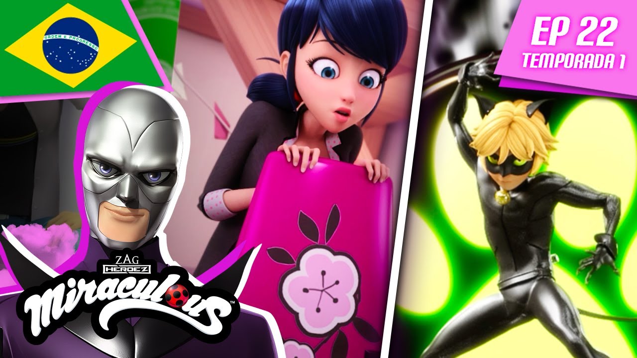 🇧🇷 MIRACULOUS | 🐞 LADYBUG & CAT NOIR (Origem Parte 1) | Episódio completo ▶️ Temporada 1 Ep 22 | 🇧🇷
