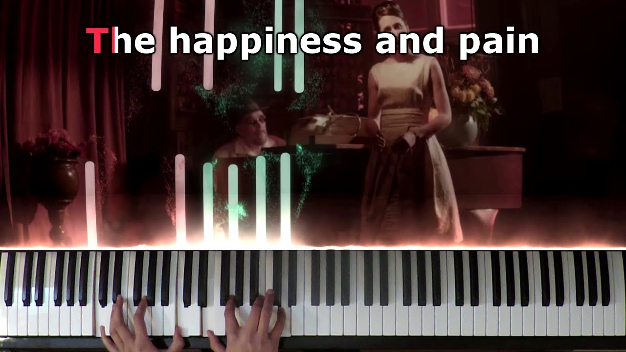 I Can't Remember Love | Karaoke Lyrics Piano Accompaniment The Queen's Gambit