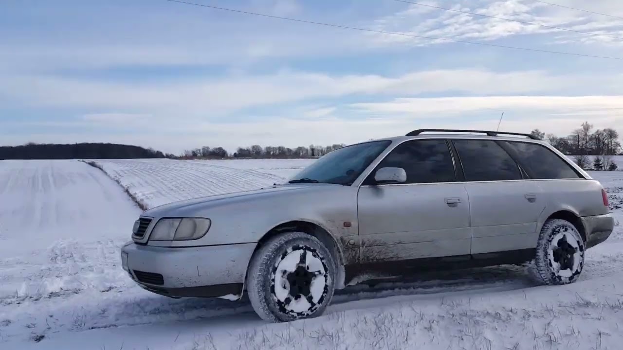 AUDI A6 C4 2.5 TDI AEL QUATTRO по полю