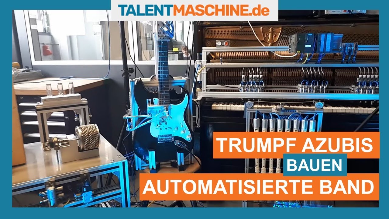 Azubis von TRUMPF konstruieren automatisierte Band