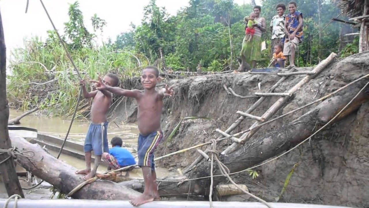 Fishing Papua New Guinea - Purari River fauna survey