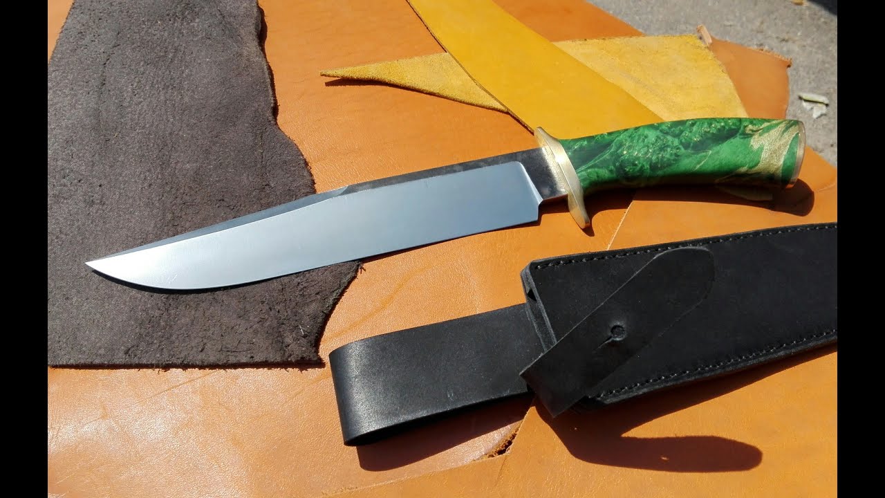 Как сделать нож Боуи -часть 1/ How to make a Bowie knife - Part 1