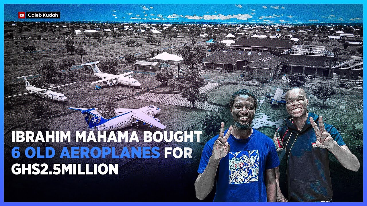 Why Ghanaian artist Ibrahim Mahama bought 6 old Aeroplanes for GhS2.5million
