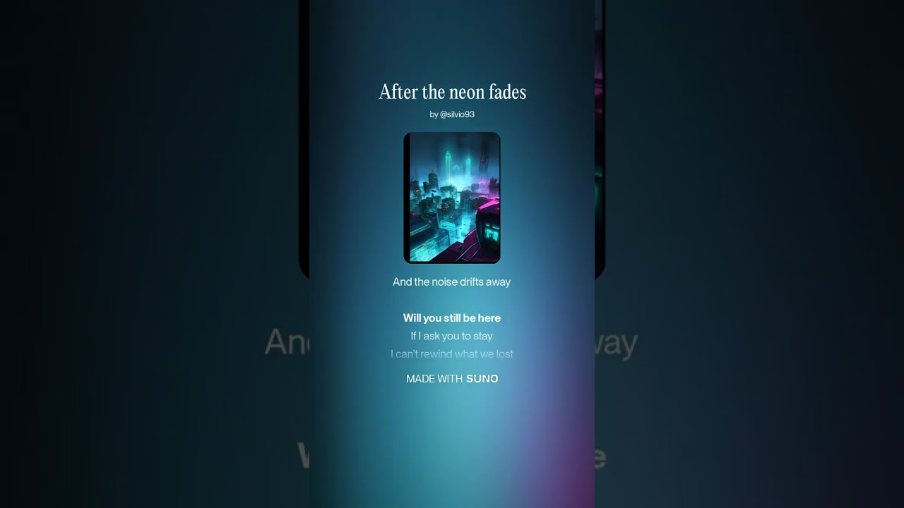 After the neon fades