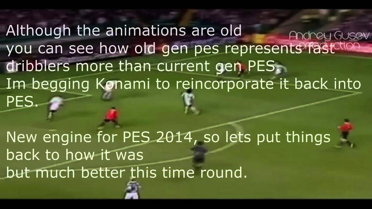 PES 2014 Sprinting & Dribbling