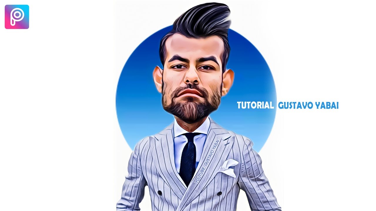 Caricatura no celular | Como fazer caricatura no app gratuito PicsArt | Transformar foto em desenho