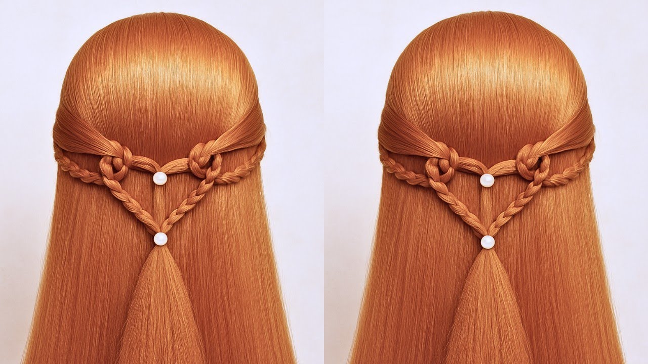 🤩Must Try This Cute Open Hair Hairstyle | peinados faciles y rapidos