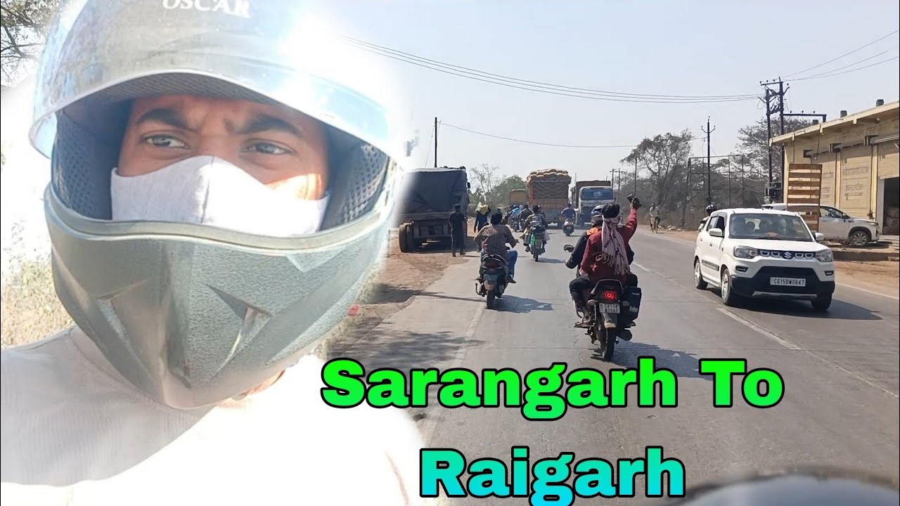 सारंगढ़ से रायगढ़ रास्ता के सफर में हालात खराब 🥵 Sarangarh To Raigarh 😲 #first time ch vlog #cg vlog