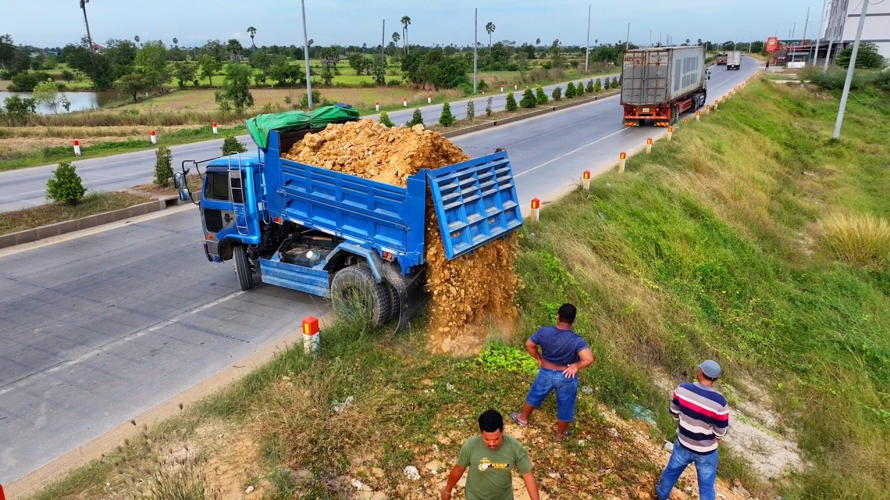 It's unbelievable that so many experts are studying the use of red soil to build roads in the forest